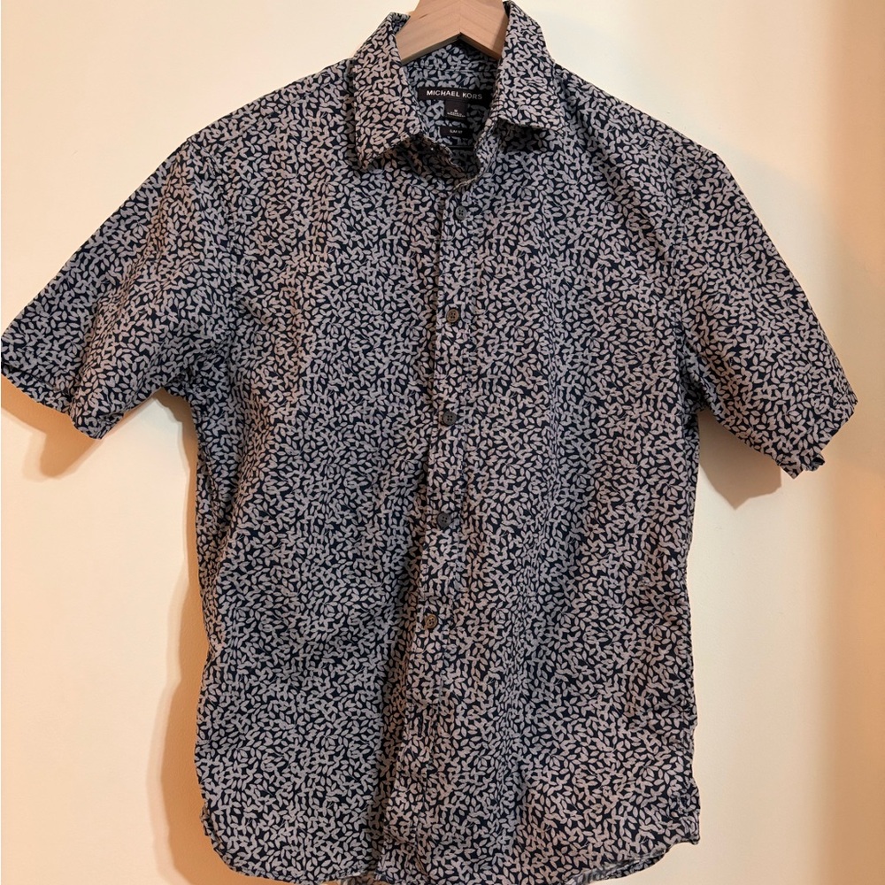 Michael Kors Monochrome Patterned Shirt